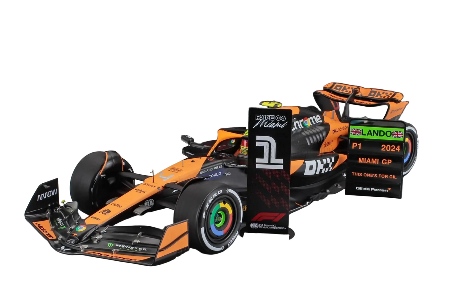 1:18 McLaren MCL38 Norris Miami GP First Win