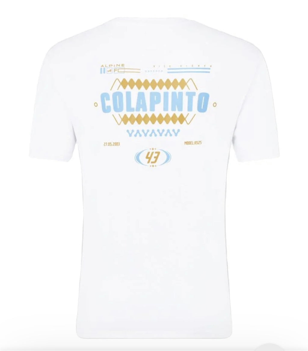 Alpine Racing F1 Franco Colapinto Shirt