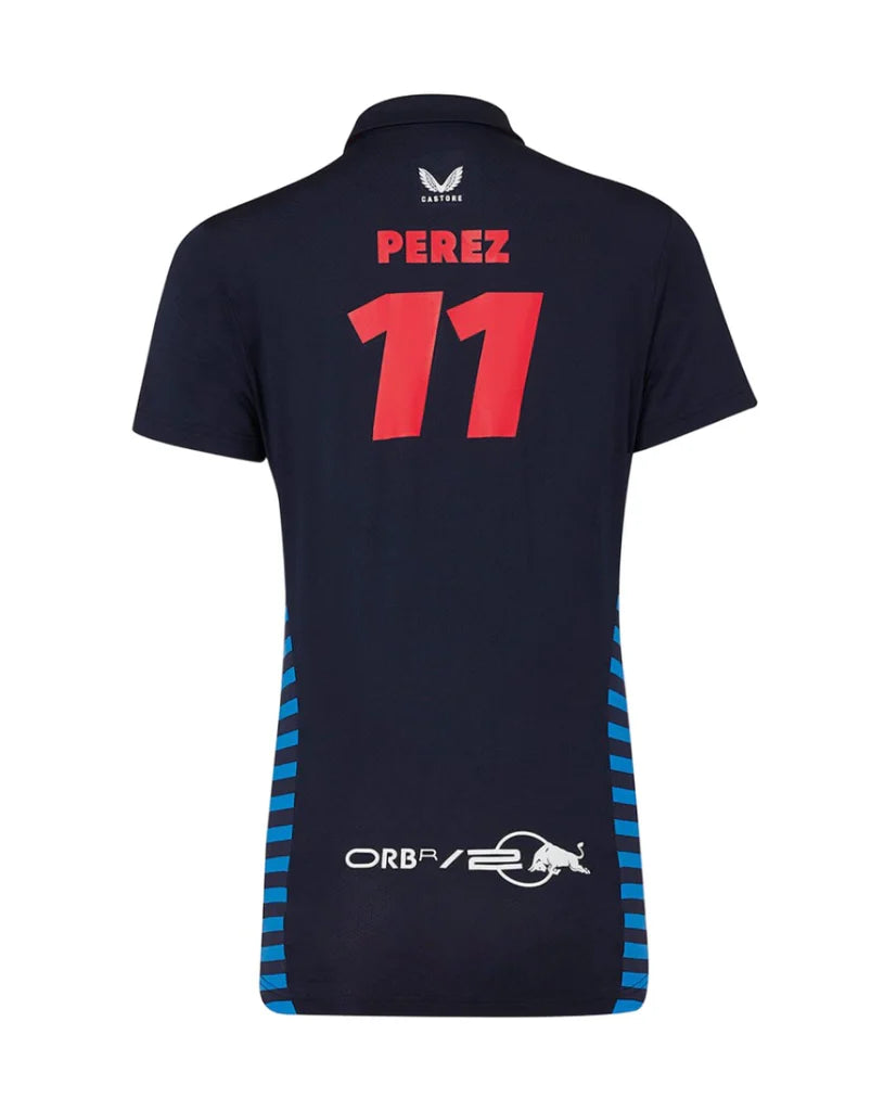 Red Bull Racing Sergio Perez #11 2024 Polo Shirt - WOMEN