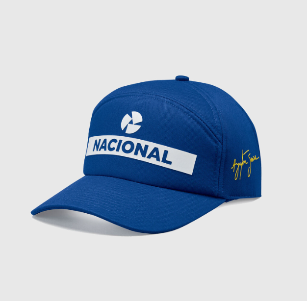 Ayrton Senna Nacional Replica Hat with Bag