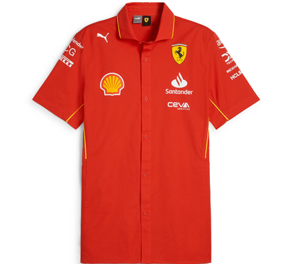 Ferrari F1 2024 Team Button Down Shirt