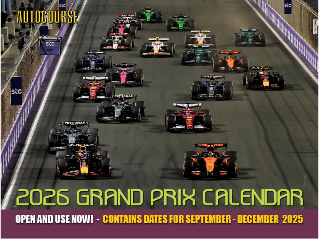 Calendario: 2026 Autocourse Grand Prix Calendar