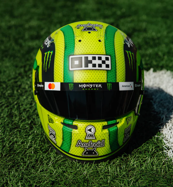 Lando Norris 1/5 Mini Helmet 2025 Austin GP