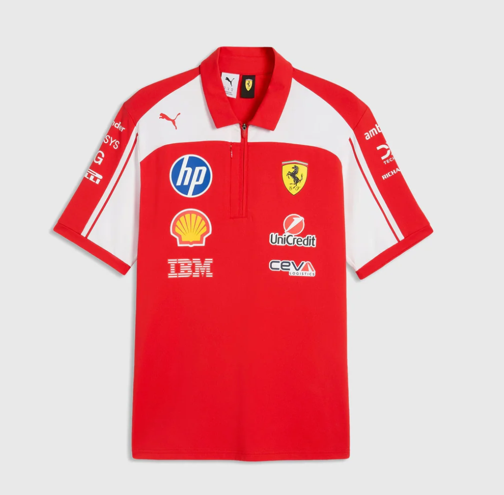 Ferrari F1 2026 Authentic Team Polo - Dry Fit w Gitf Box