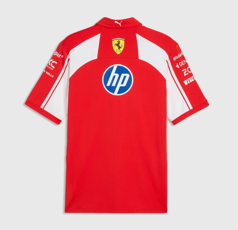 Ferrari F1 2026 Authentic Team Polo - Dry Fit w Gitf Box