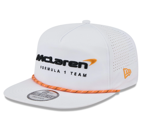 McLaren F1 Flatbrim White Hat