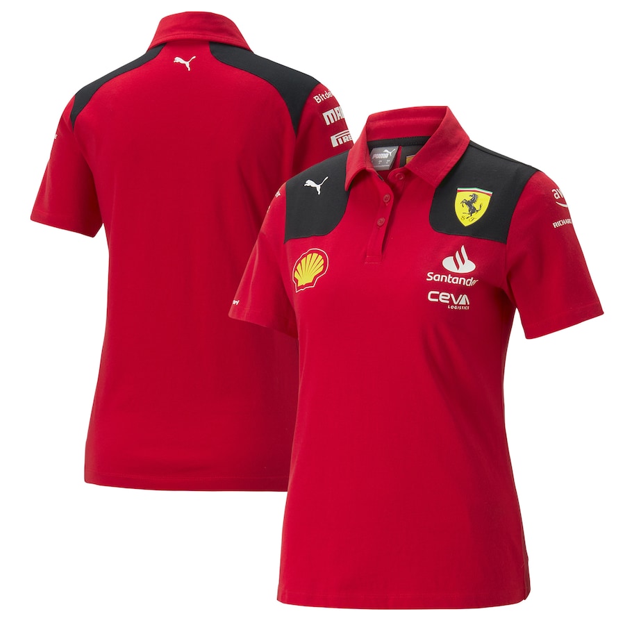 Ferrari Team Polo Shirt 2023 WOMENS
