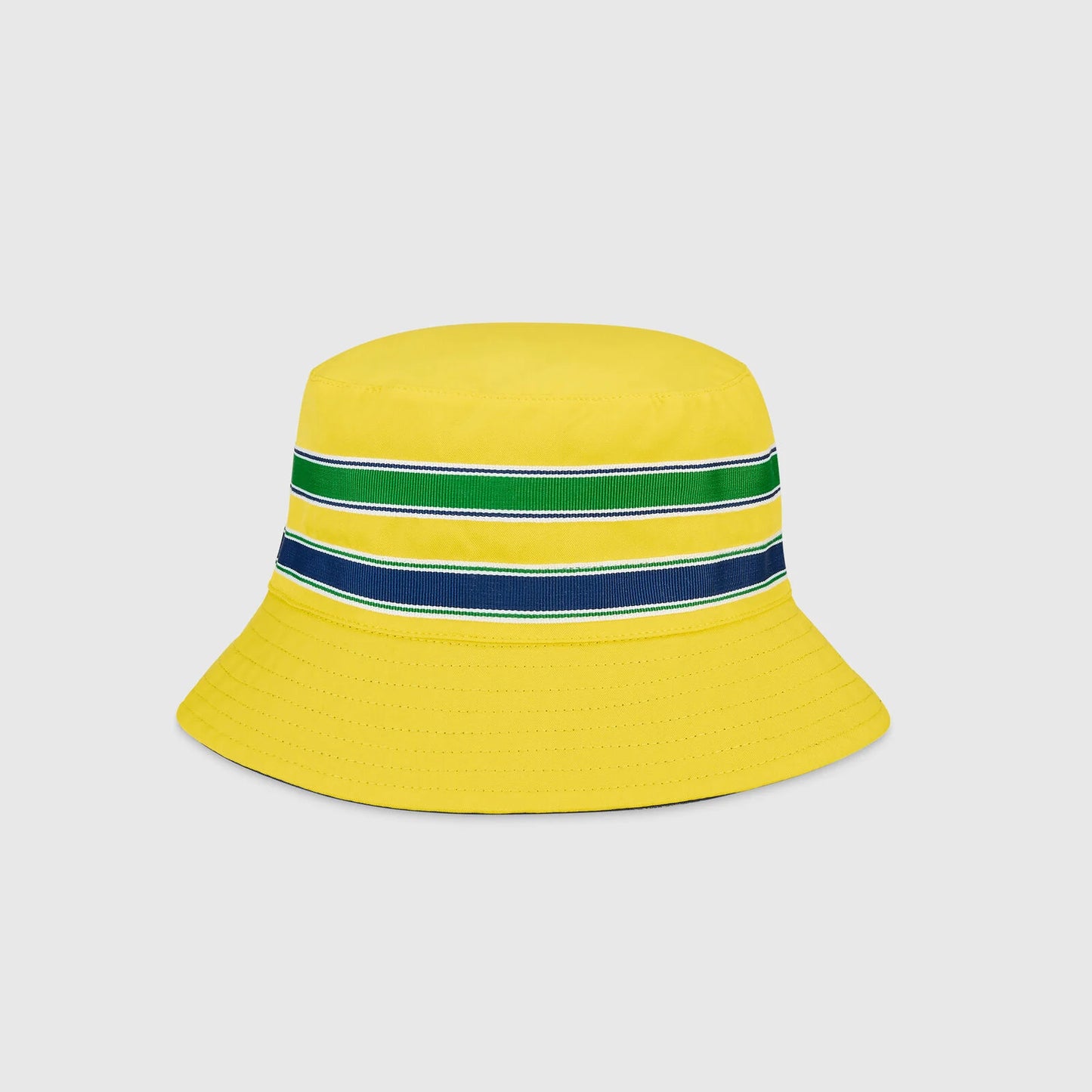 Ayrton Senna Reversible Stripe Bucket Hat