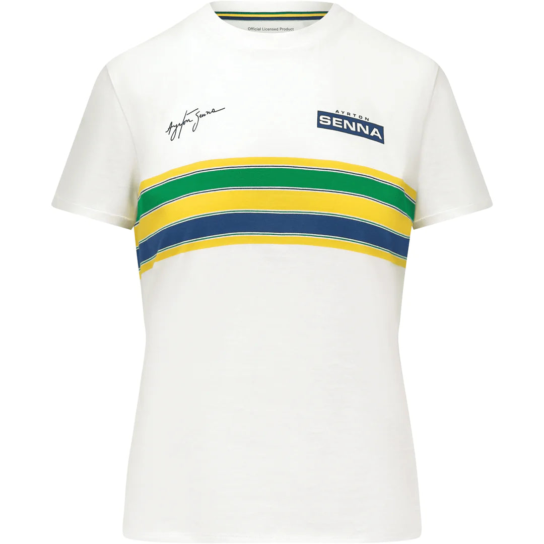 Ayrton Senna White Shirt