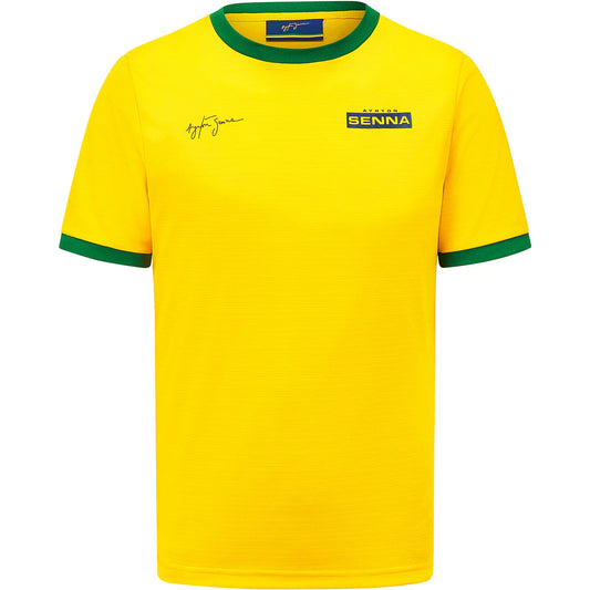 Ayrton Senna Yellow Shirt